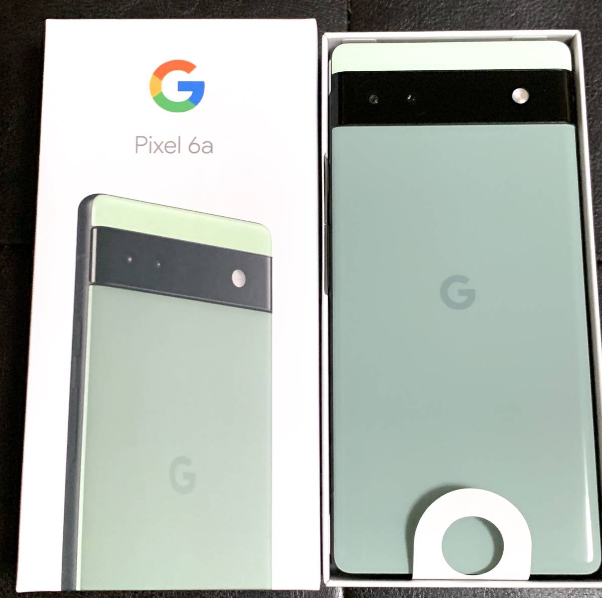 ■新品/SIMロック解除済■au Google Pixel 6a 128GB セージ（グリーン） SIMフリー 送料無料 Sage_画像1