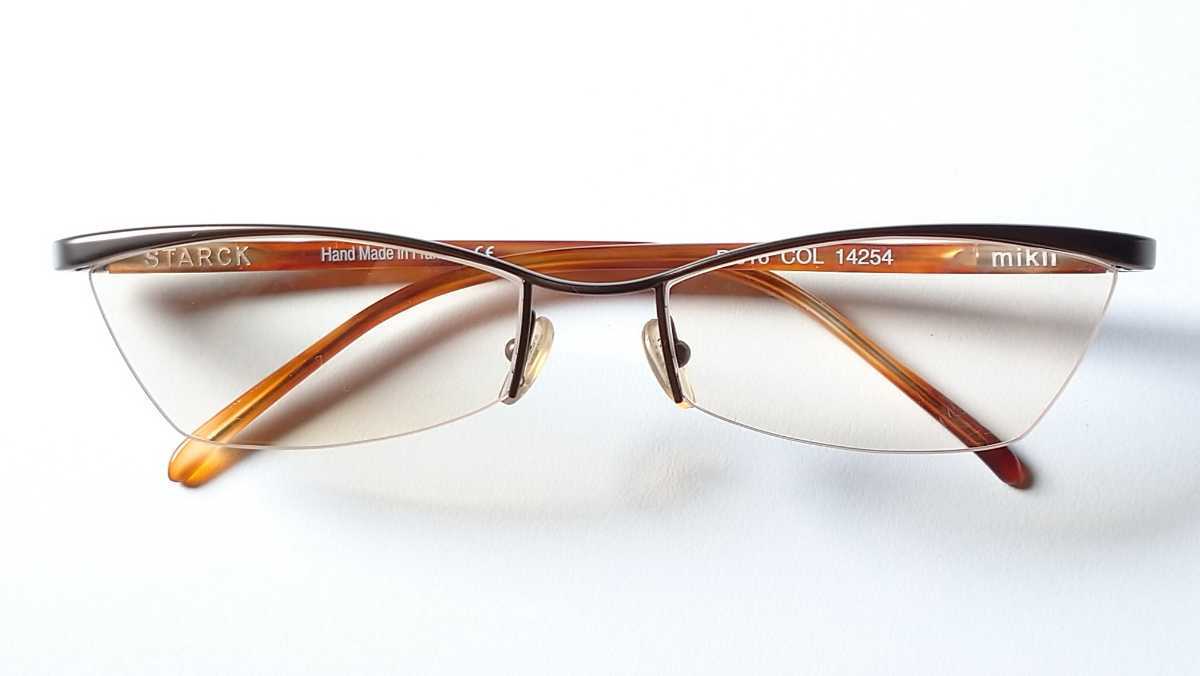 極美品】STARCK EYES P016 14254 スタルクアイズ アランミクリ メガネ