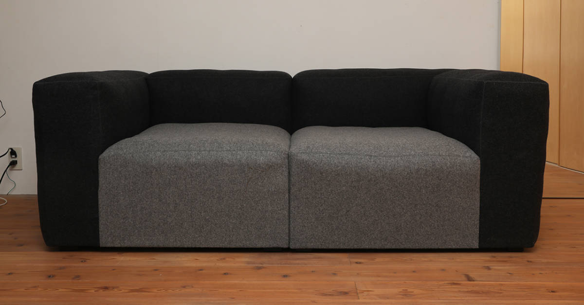 ヘイ HAY マグス MAGS モジュラーソファ 2人掛け グレーファブリック 【タイムセール!】 SOFA MAGS HAY マグス ヘイ kvadrat ソファ ソファセット