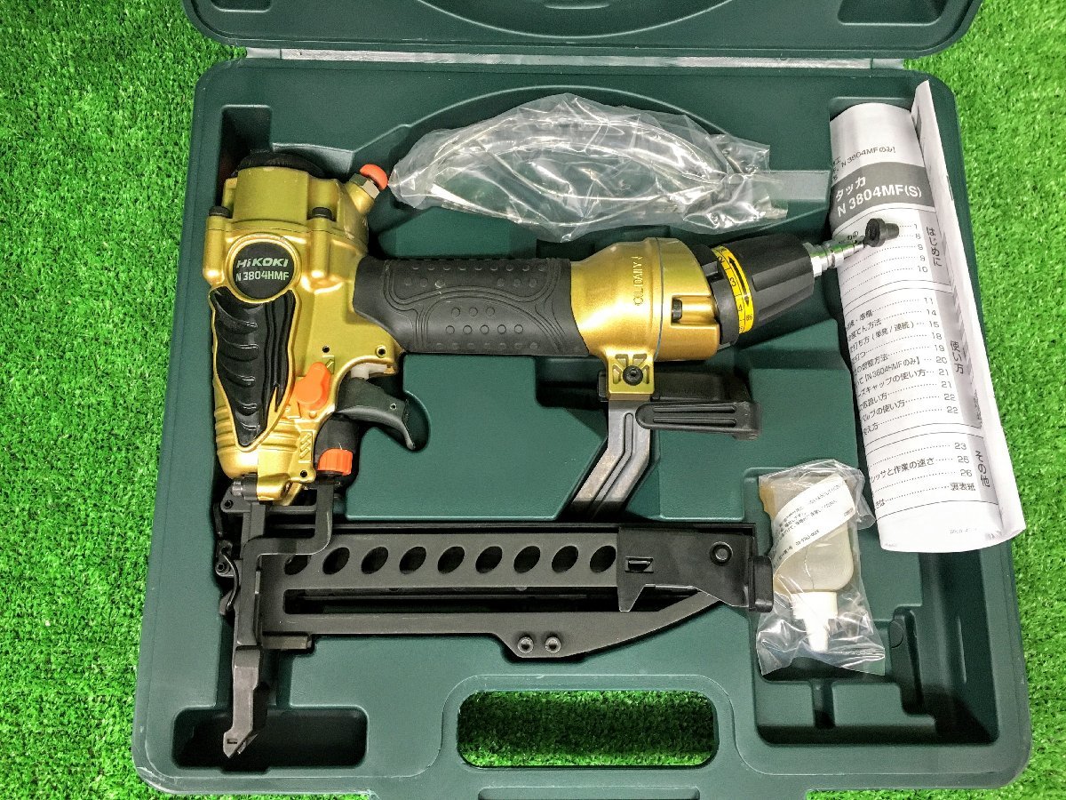 程度良好】品 HiKOKI ハイコーキ 4mm 高圧 フロア用タッカ N3804HMF