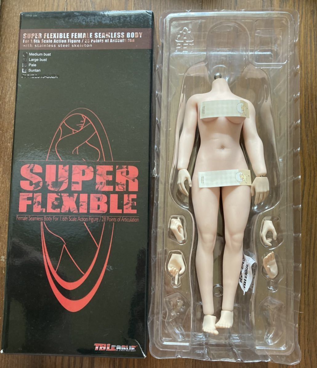 PHMB2019-S32A 1/6 ドールフィギュア TBLEAGUE ファイセン 超柔軟女性素体シームレス女性ボディペールスキンラージバスト白肌クールガール_画像1