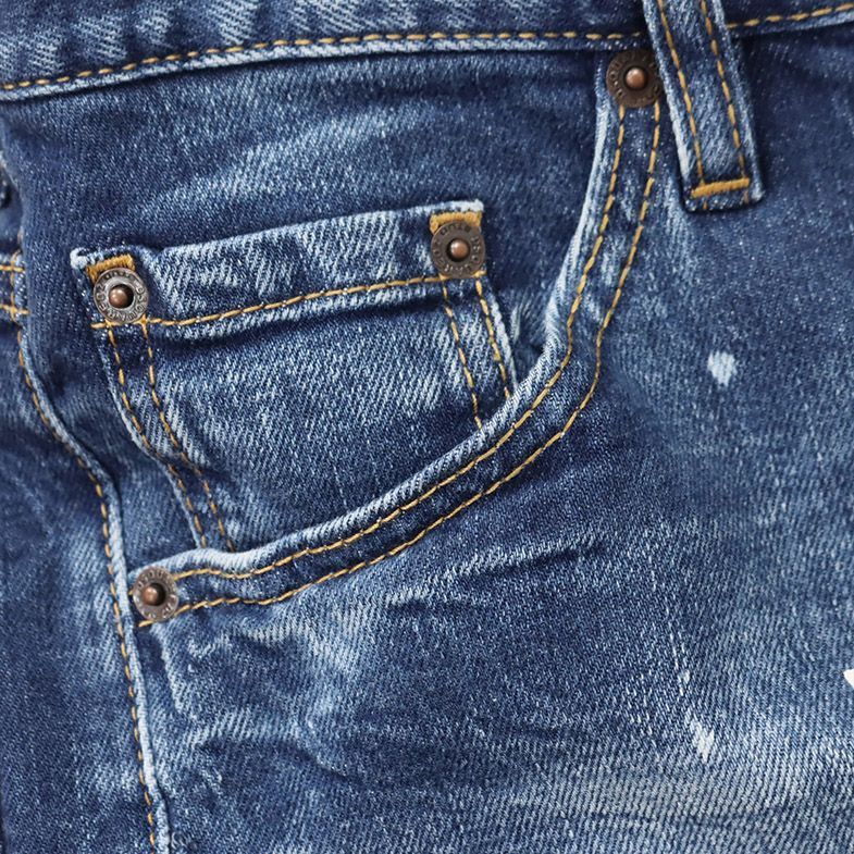 春夏/DSQUARED2/44サイズ/ハーフ パンツ S79MU0001 ストレッチ デニム