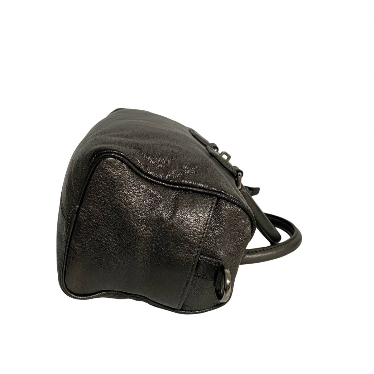 極 美品 レア LOEWE ロエベ ヴィンテージ アナグラム ロゴ レザー 本革