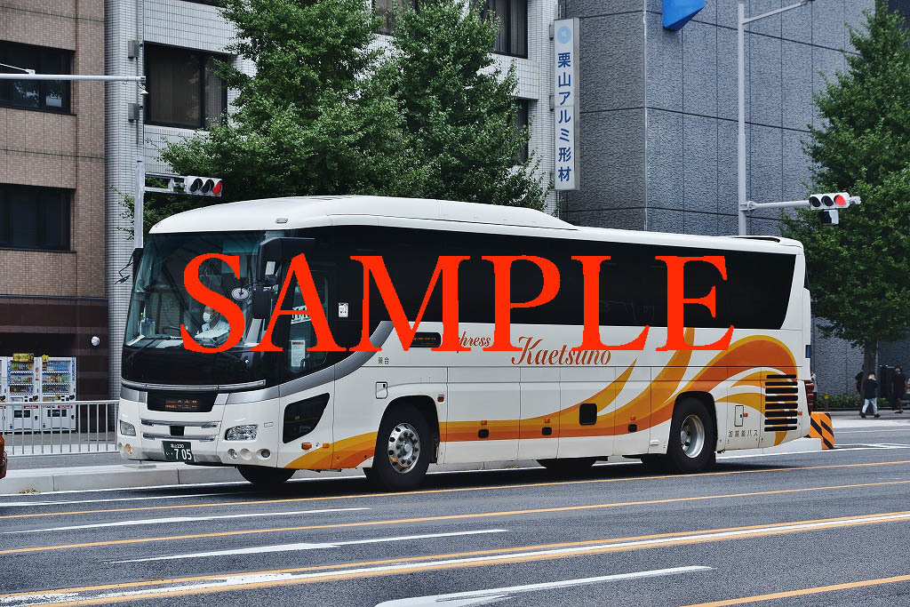 D-２C【バス写真】L版２枚　加越能バス　セレガ　名古屋線_画像2