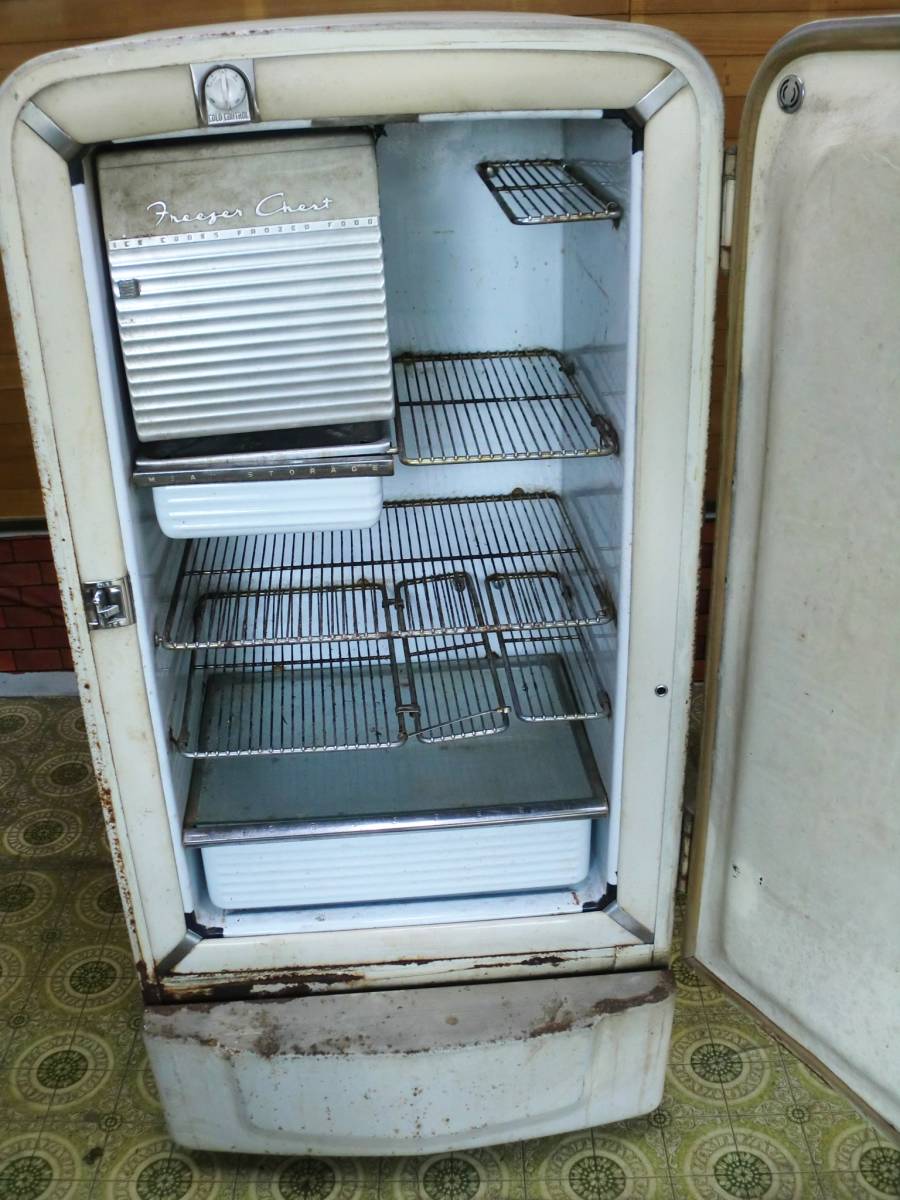 1950 period America Vintage refrigerator SEARS Colds pot Fukuoka from pickup hope present condition delivery store display and so on 