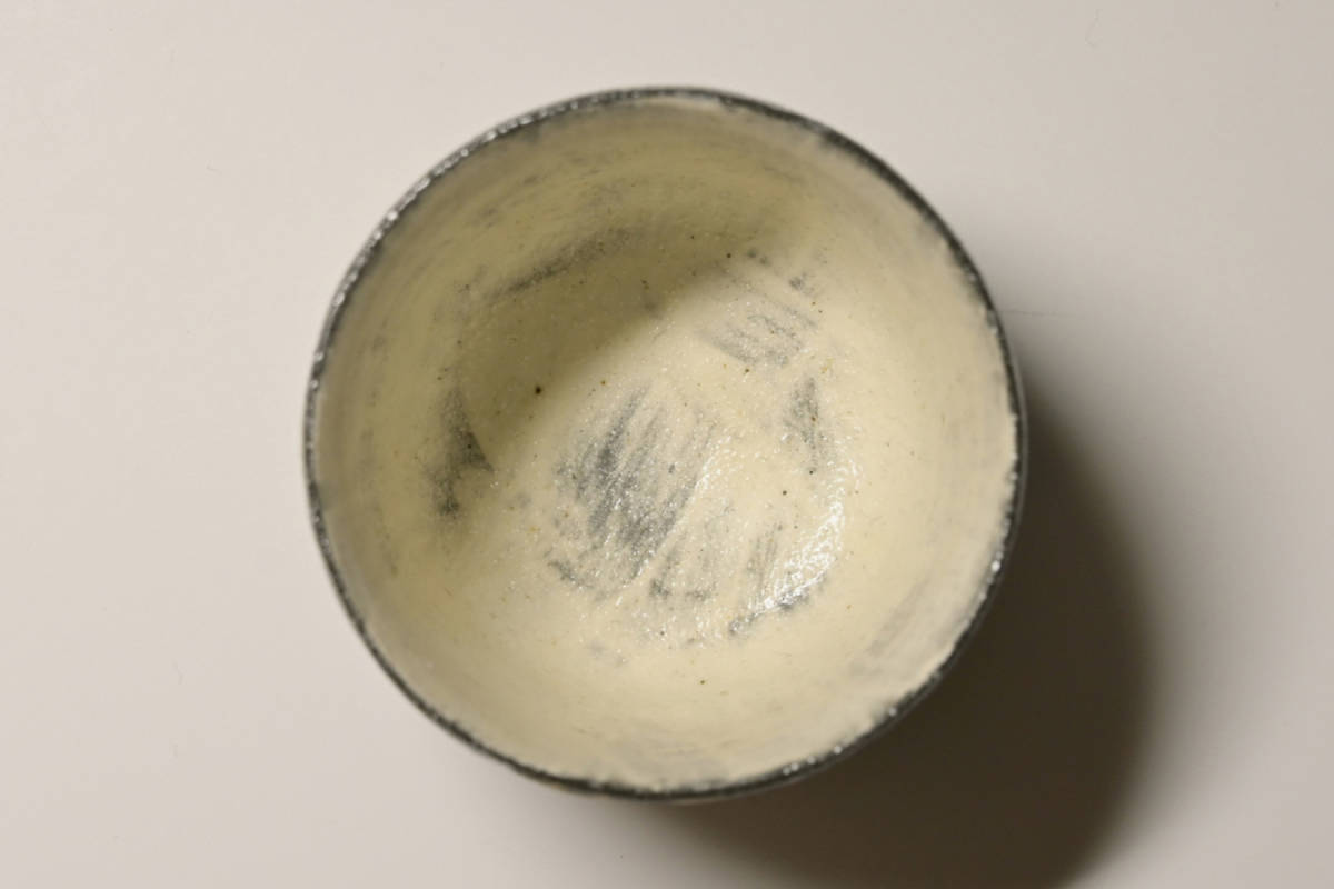 * не использовался похоже прекрасный товар * [ Majjore изобразительное искусство ] мир futoshi .. хорошо . лист документ sake чашечка для сакэ вместе коробка Япония керамика ассоциация . подлинный товар гарантия 