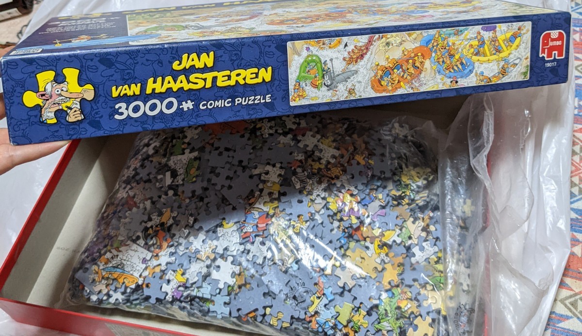 jan van haasteren　パズル　3000ピース　jumbo 海外製　入手困難　ジグソーパズル　コミック　
