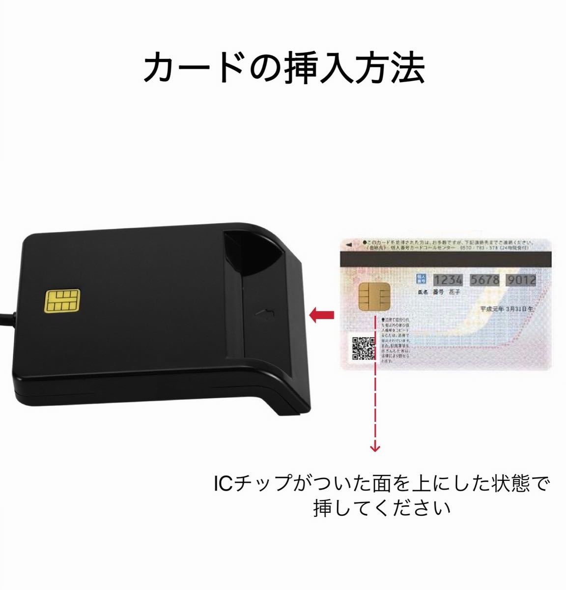 ICカードリーダー マイナンバーカード 確定申告 e-Tax 電子申告 接触型