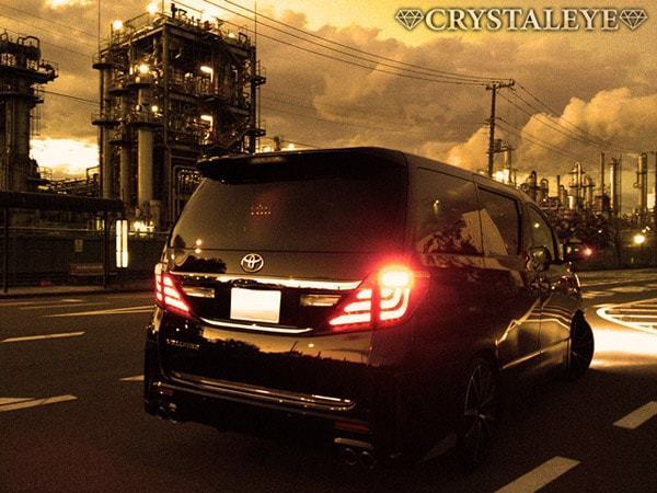  Alphard Vellfire LED tail 20 series fibre full LED tail V2 sequential turn signal CRYSTALEYE/ crystal I (J170