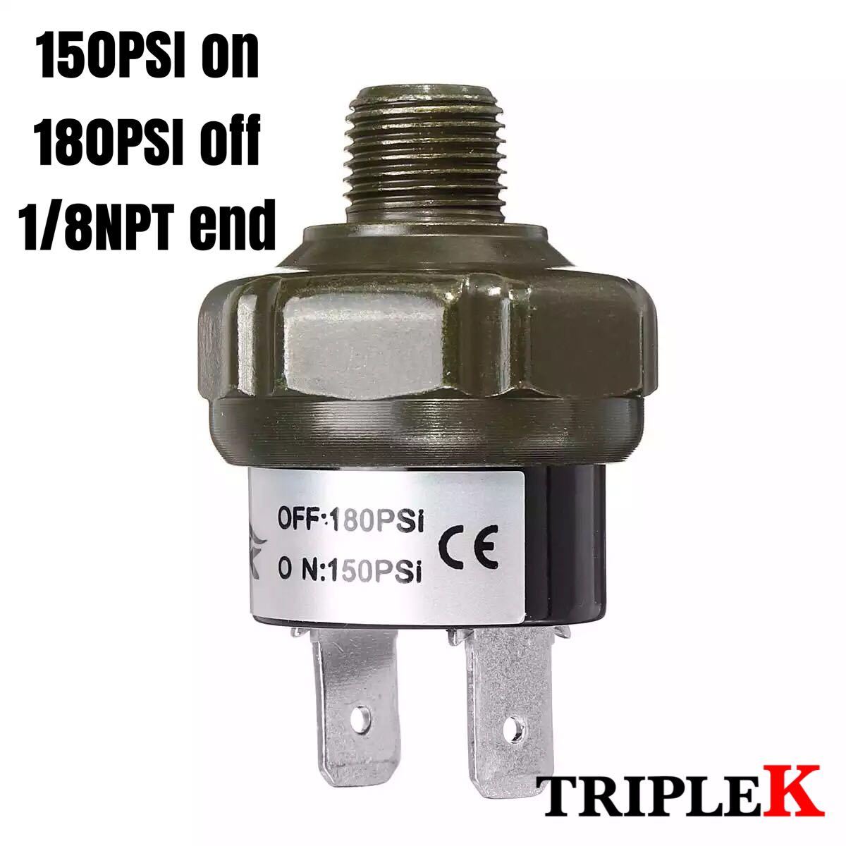 プレッシャースイッチ 150 - 180PSI 1 8NPT エアサス - パーツ