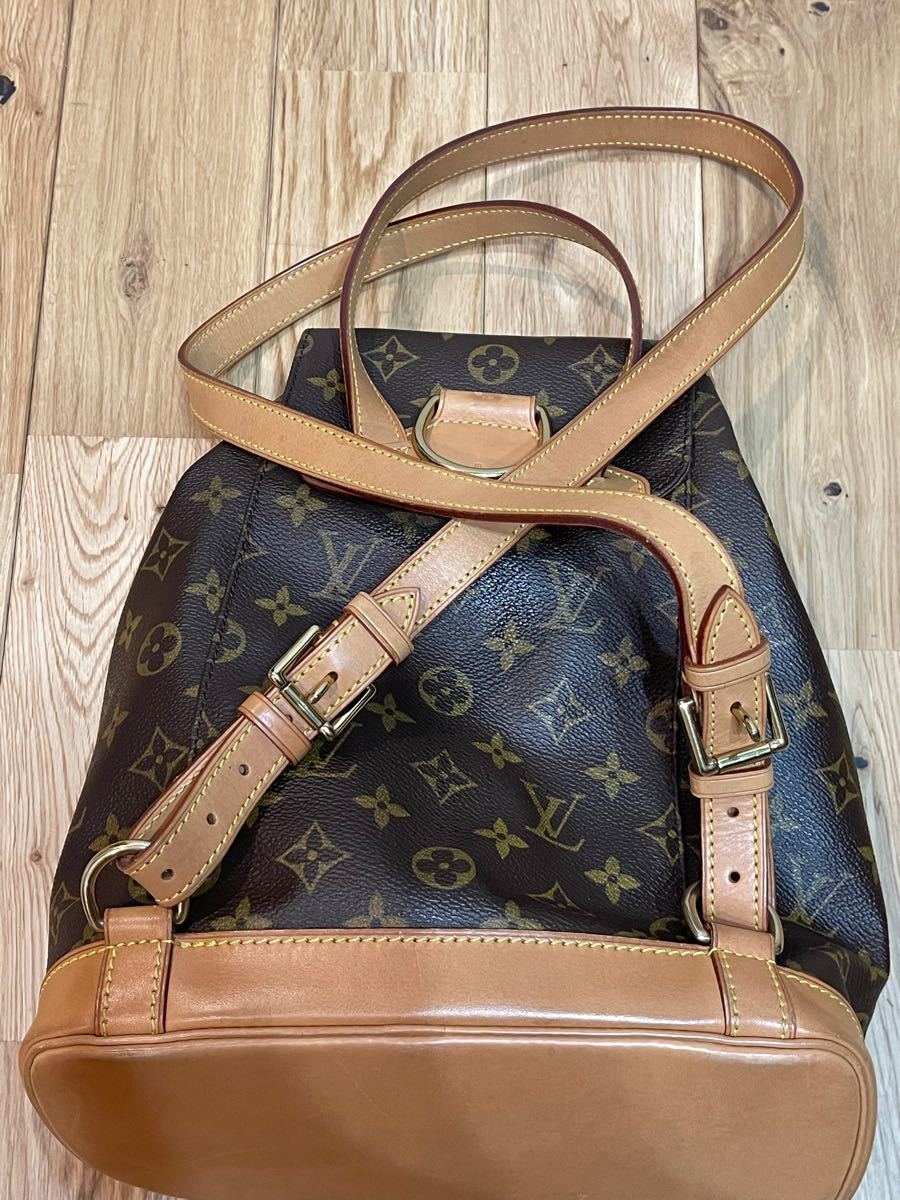 美品!ルイヴィトンLouisVuitton○モノグラム モンスリMM