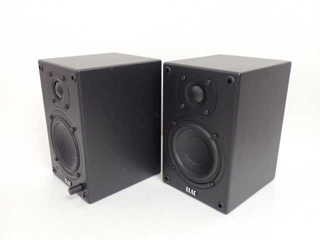 ELAC AM50 アンプ内蔵スピーカー サテンブラック speufpel.com