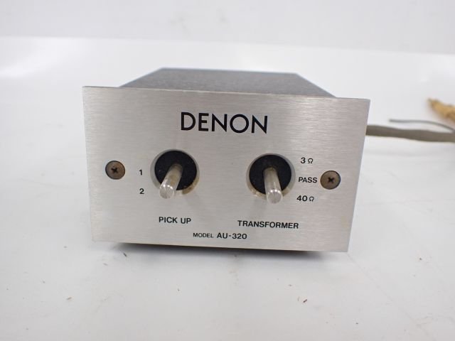 DENON AU-320 MC昇圧トランス MCカートリッジ用 デノン/デンオン オーディオ 音響機器 △ 67058-5_画像4