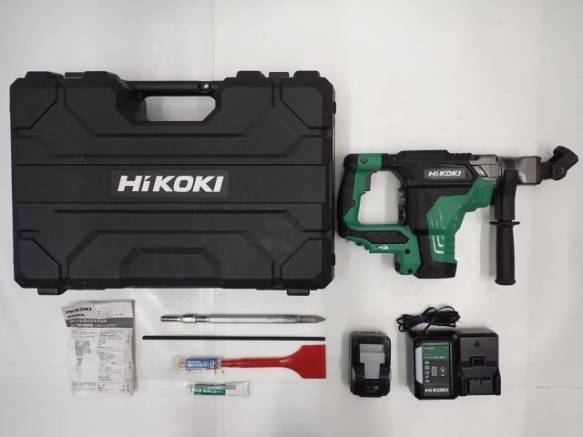Hikoki ハイコーキ 40mm マルチボルト36V コードレスハンマドリル 六角軸 DH36DSA 専用ハードケース付 ハンマードリル ∩ 67008-3_画像1