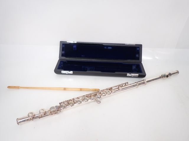 SANKYO 三響 フルート PRIMA SILVER SONIC SAYAMA 925刻印 ハードケース付き 金管楽器 △ 67177-1