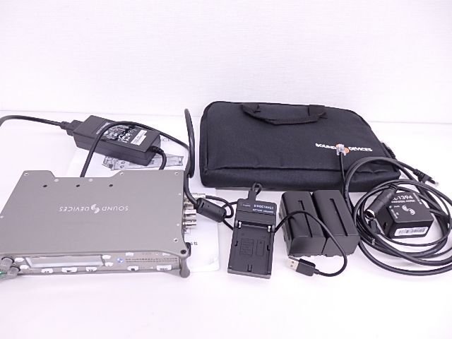 Sound Devices ポータブル2chデジタルハードディスクレコーダー Model 722 サウンドデバイス XL-1394付 ◆ 67020-12