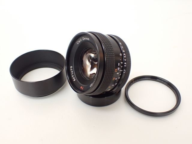 CONTAX 標準単焦点レンズ Carl Zeiss Planar 50mm F1.7 T* AEJ Y/C ...