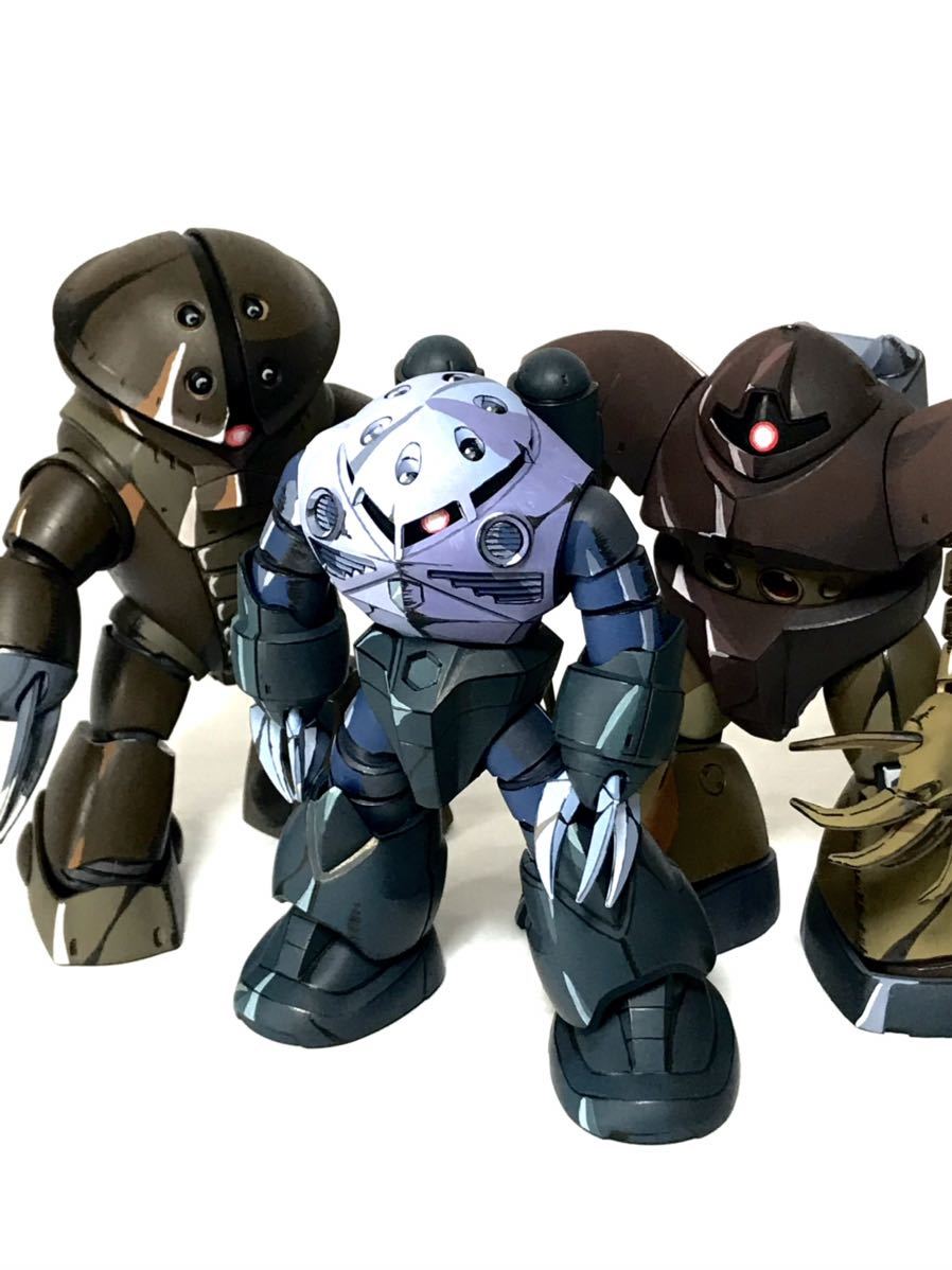 ジオン水泳部 HG アッガイ ゴッグ ズゴック 1/144 イラスト風 ジオン水泳部 HG アッガイ ゴッグ ズゴック 1/144 イラスト風