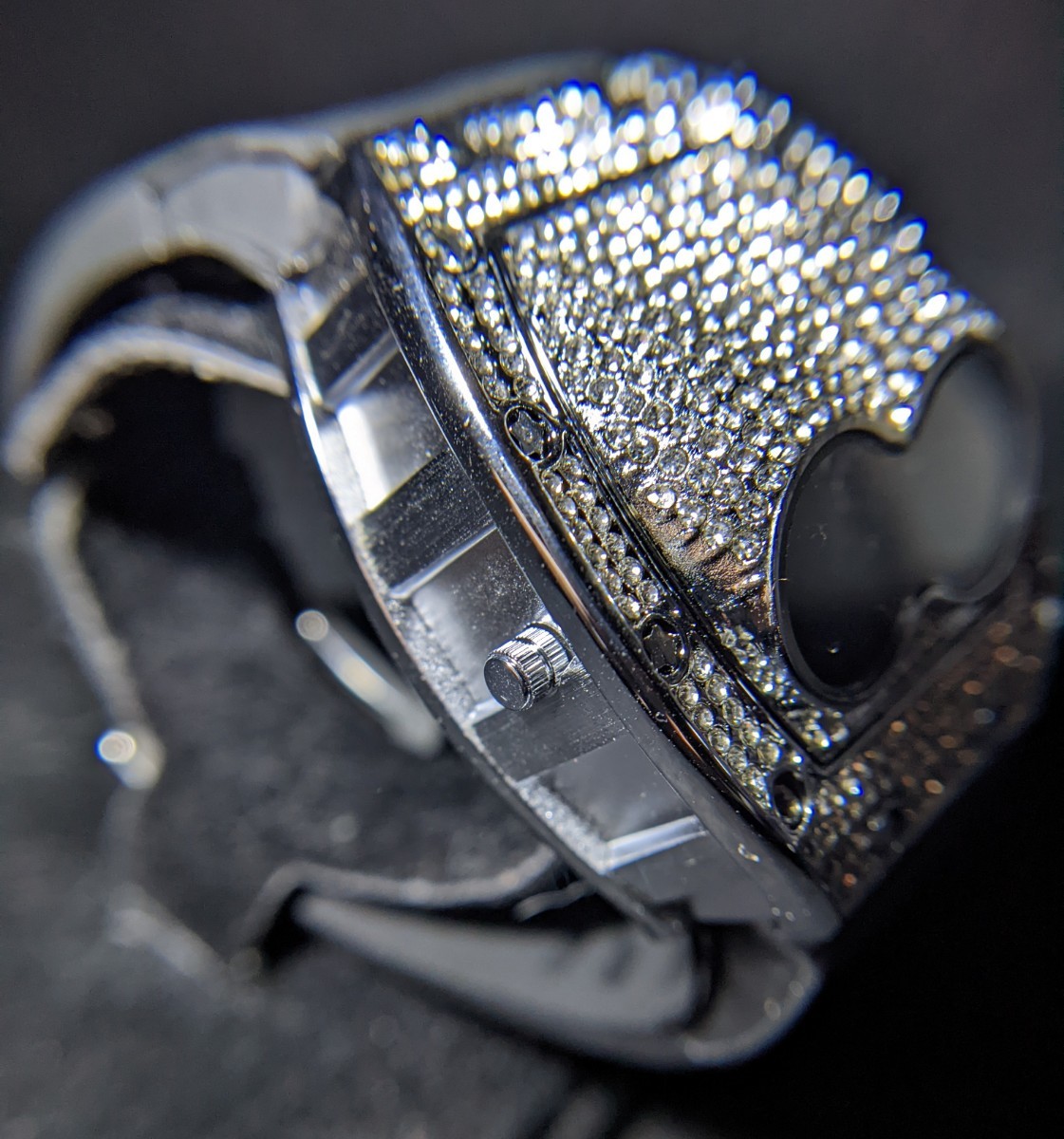 新品 腕時計 リシャールミルtype シルバー ダイアモンド風