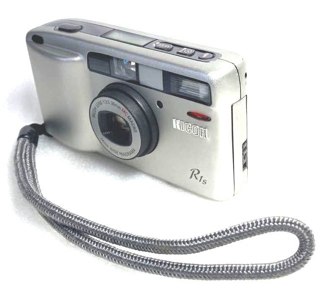 ★とても綺麗・安心の動作確認済★Ricoh R1s DATE ストラップ付 リコーコンパクトフィルムカメラ テスト用のフィルムを使用して動作確認済_画像1