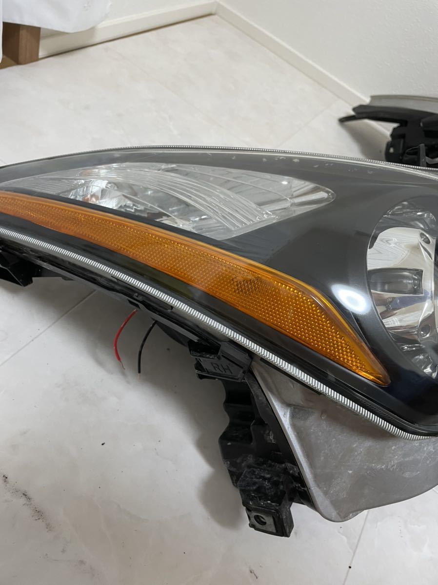 ckv36 US風純正ヘッドライト左右セット インナーブラック加工 v36