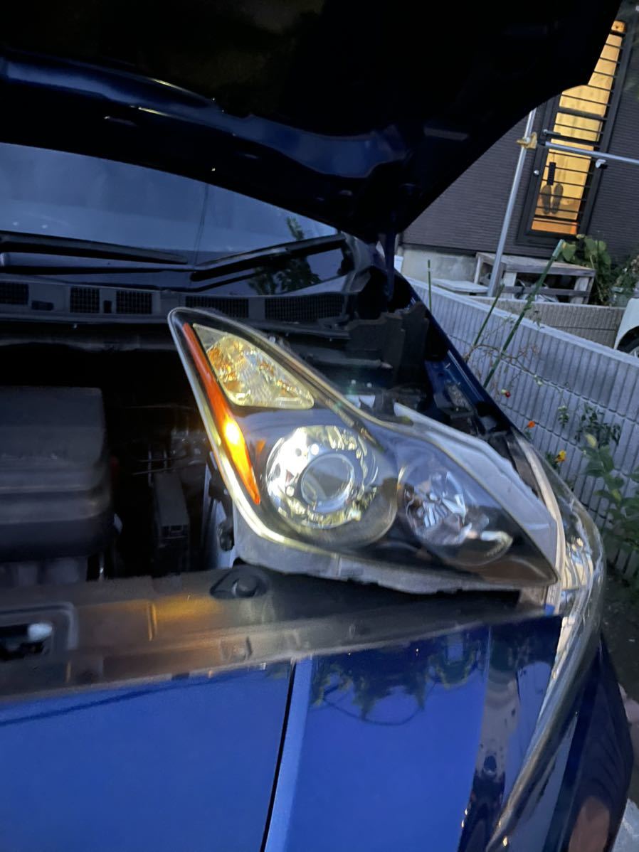 ckv36 US風純正ヘッドライト左右セット インナーブラック加工 v36