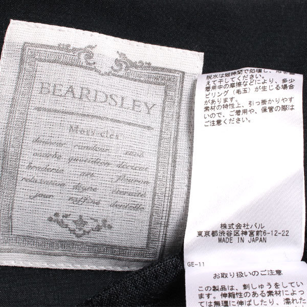 BEARDSLEY 刺繍キャミワンピース 定価50,600円 size1 ブラック 