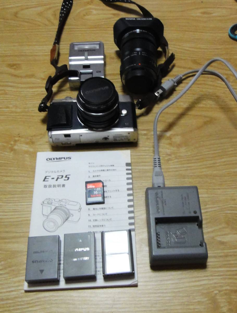 極美実働品】OLYMPUS PEN E-P5 ミラーレス一眼カメラ シルバー