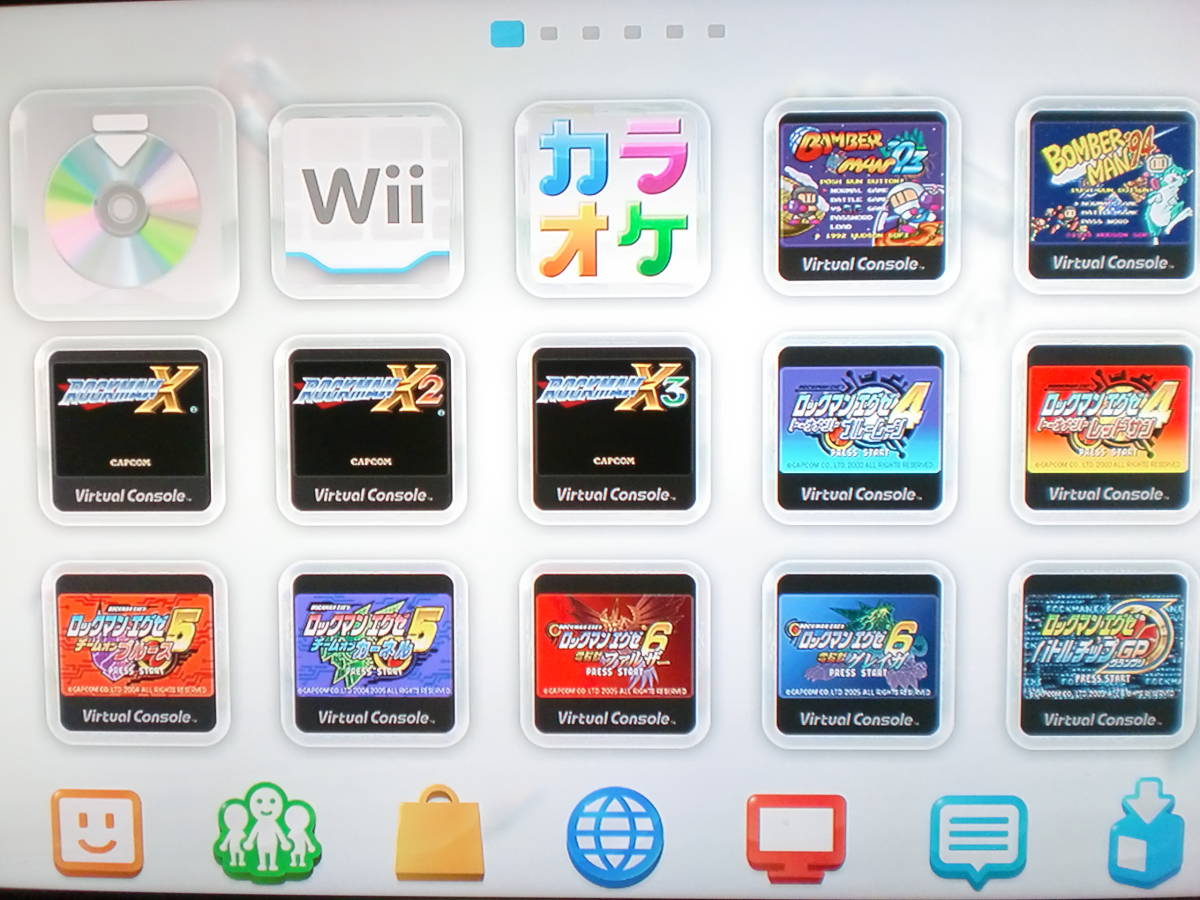 2208281 WiiU body (32GB) built-in soft great number Bomberman lock man present condition goods 