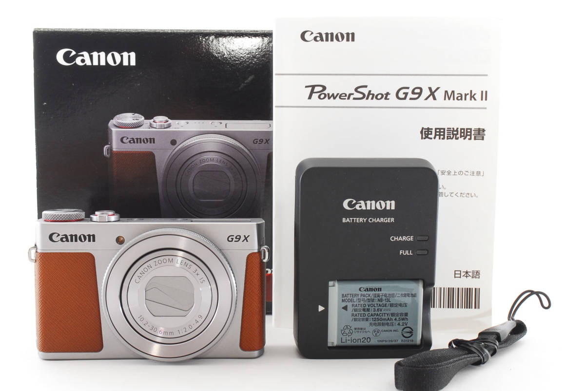 Canon PowerShot G9 X MarkII 10.2-30.6mm F2.0-4.9 元箱付き キャノン ...