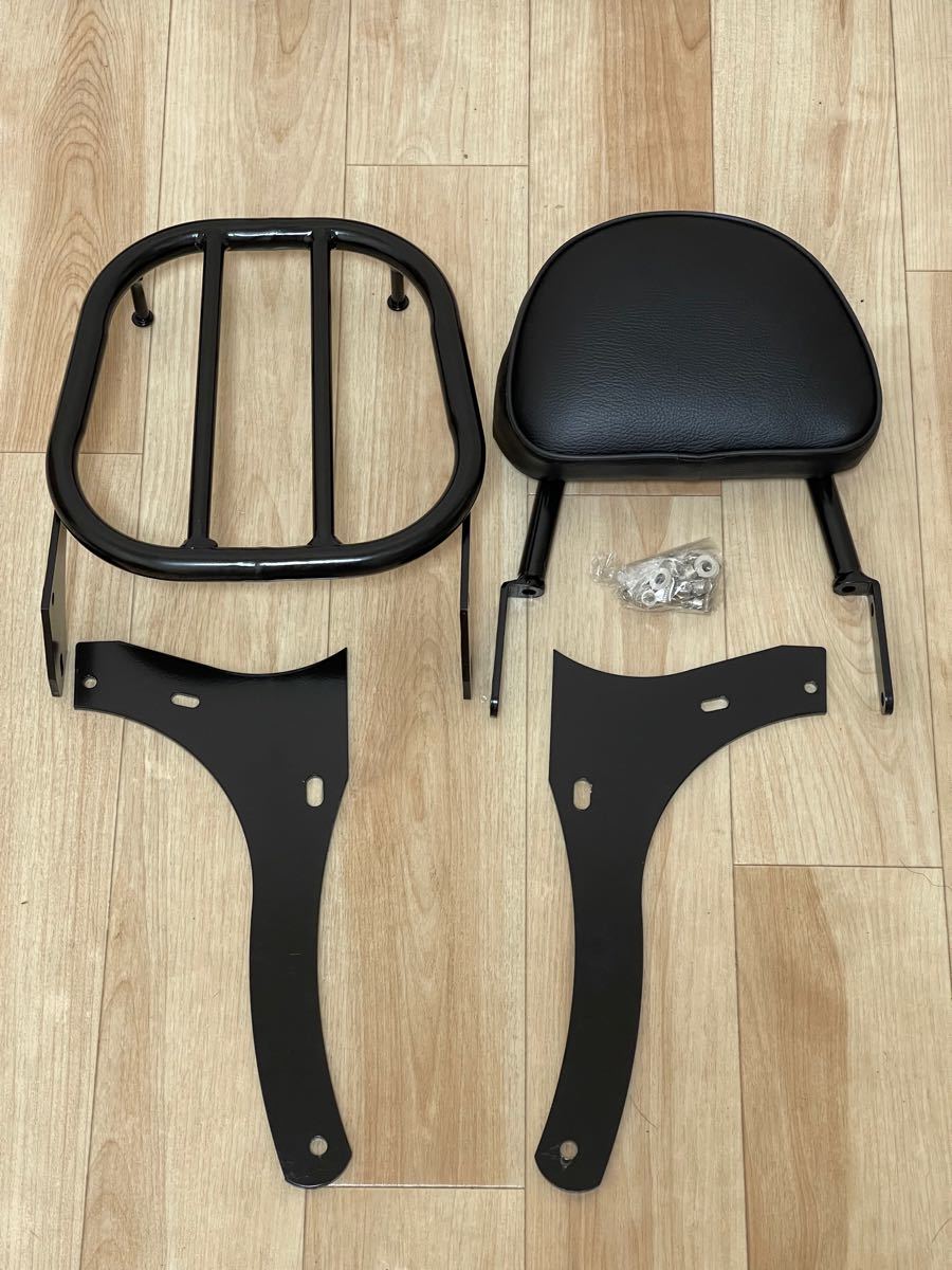 新品 レブル250/500 リア キャリア バックレスト付き&サイド 新品 レブル250/500 リア キャリア バックレスト付き&サイド
