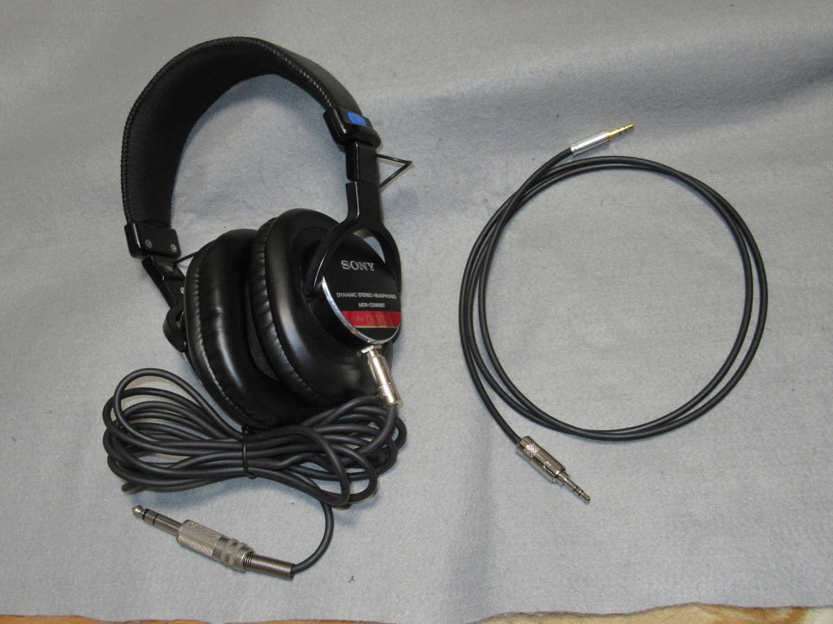 SONY MDR-CD900ST リケーブル改造 - オーディオ機器