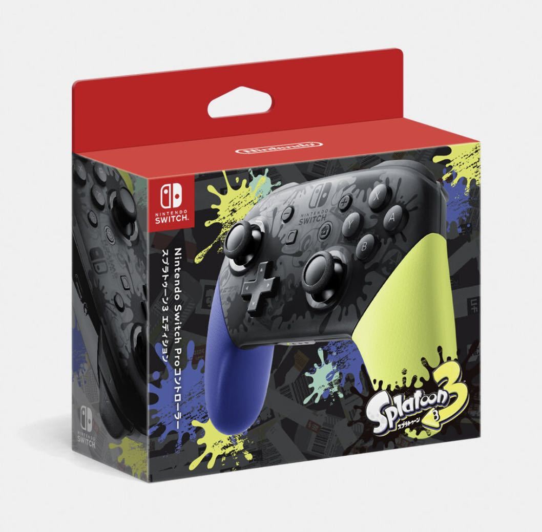 プロコン Switch スプラトゥーン3エディション 納品書付き 任天堂-