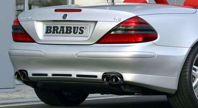 BRABUS ブラバス　正規輸入品　リアバンパー　ベンツ　BENZ　SLクラス　R230　前期型　在庫あり　230-400-00_画像2