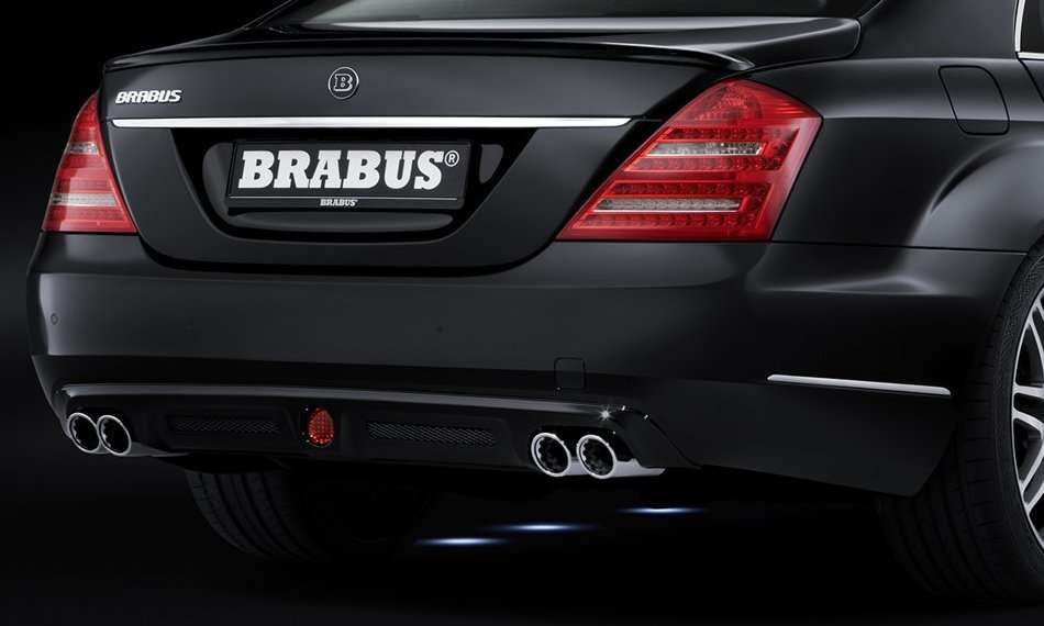 BRABUS Brabus regular imported goods sport exhaust ( muffler ) Benz BENZ S Class W221 previous term model stock equipped liquidation price 221-670-00
