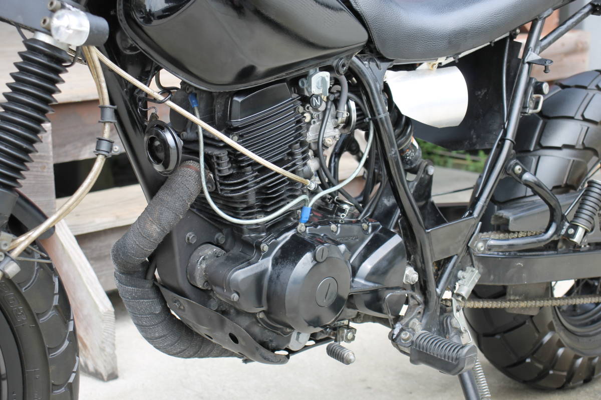 セル&キック始動OK! ロンスイカスタム! スカチューン TW200 セル&キック始動OK! ロンスイカスタム! スカチューン TW200