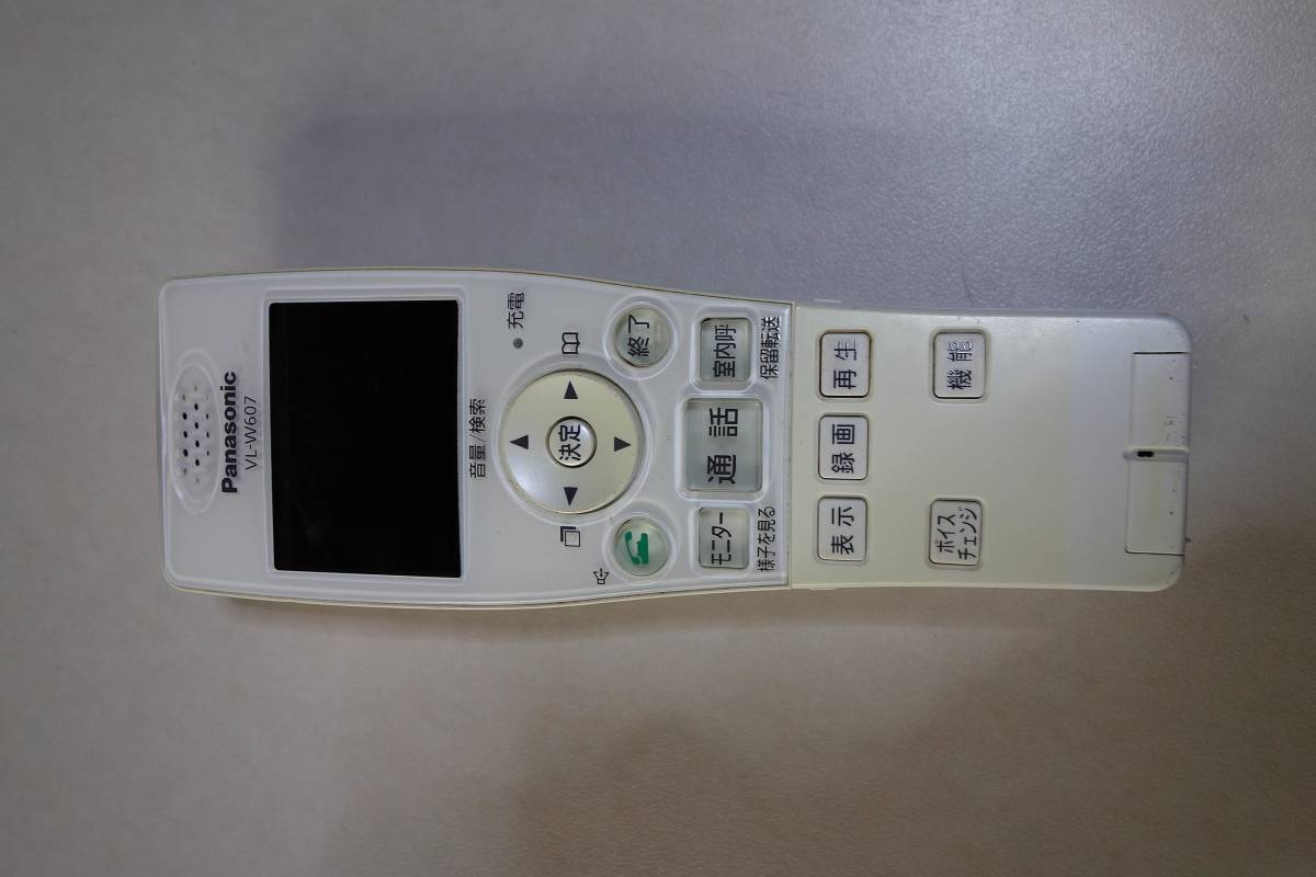Panasonic パナソニック ワイヤレスモニター子機 VL-W607 ACアダプタ付(インターホン、ドアホン)｜売買されたオークション情報