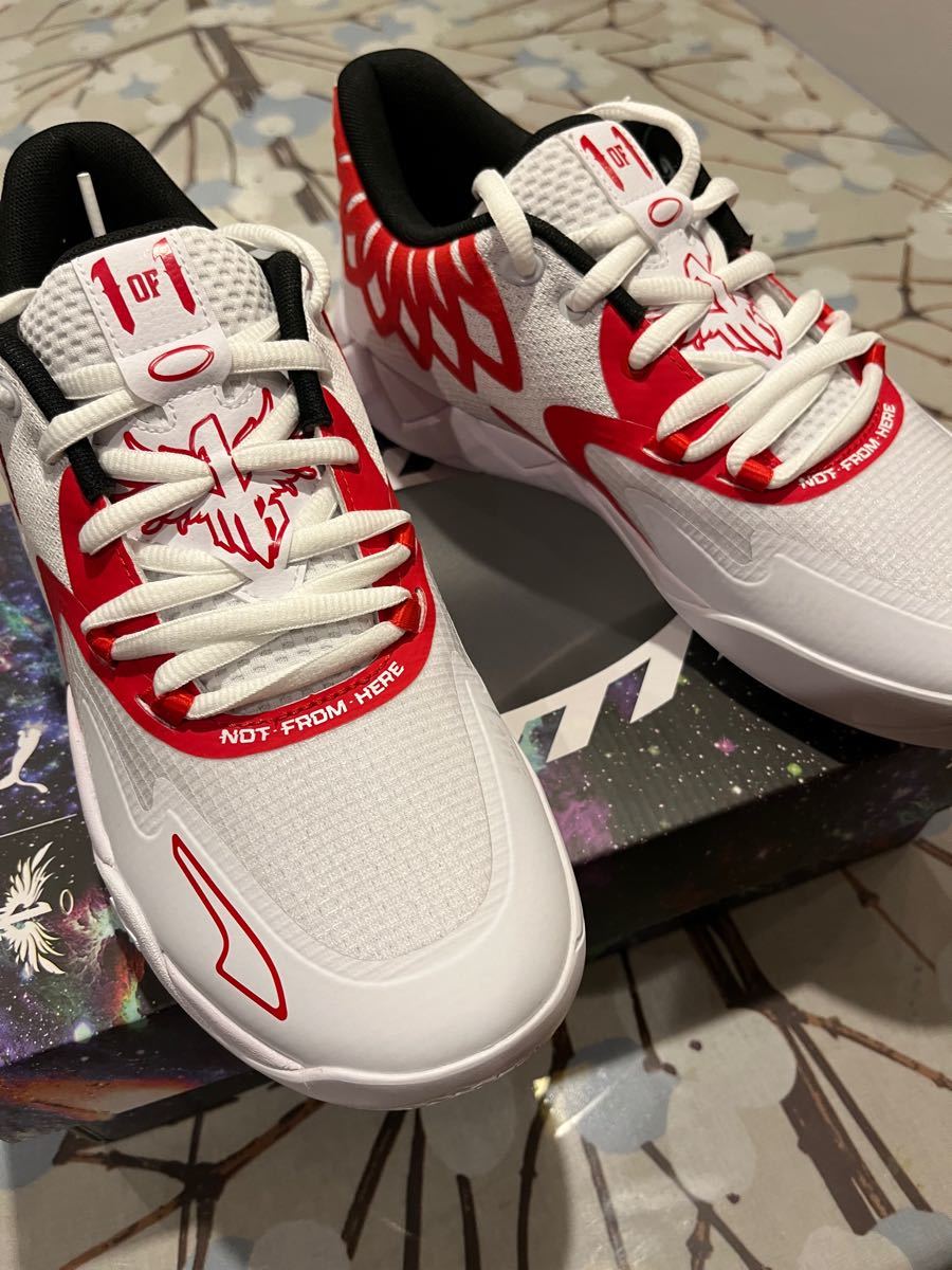 PUMA MB.01 LOW 白×赤 26cm | artistasebandas.pt