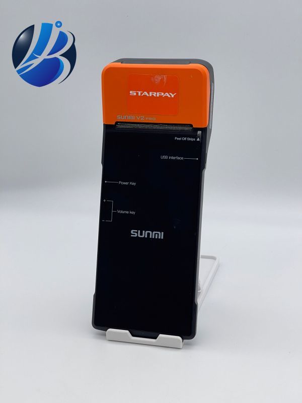 ☆【動作未確認】SUNMI V2 PRO プリンター 一体型Android スマートターミナル☆POS/通電確認済み/ジャンク品#Z1917の画像1