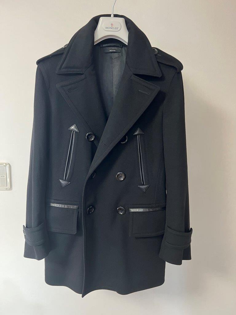 TOM FORD 究極の ダブル ブレステッド ミドル コート Pコート