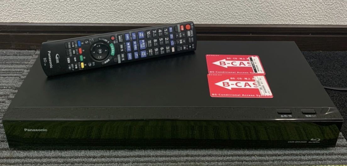 極美品 Panasonic DMR-BRX2020 2TB ブルーレイレコーダー 6チャンネル