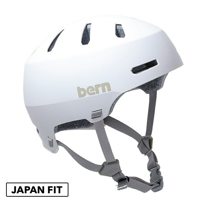 【気質アップ】 bern(バーン)MACON2.0(メーコン) ジャパンフィット ヘルメット マットホワイト M Mサイズ 【気質アップ】 bern(バーン)MACON2.0(メーコン) ジャパンフィット ヘルメット マットホワイト M Mサイズ