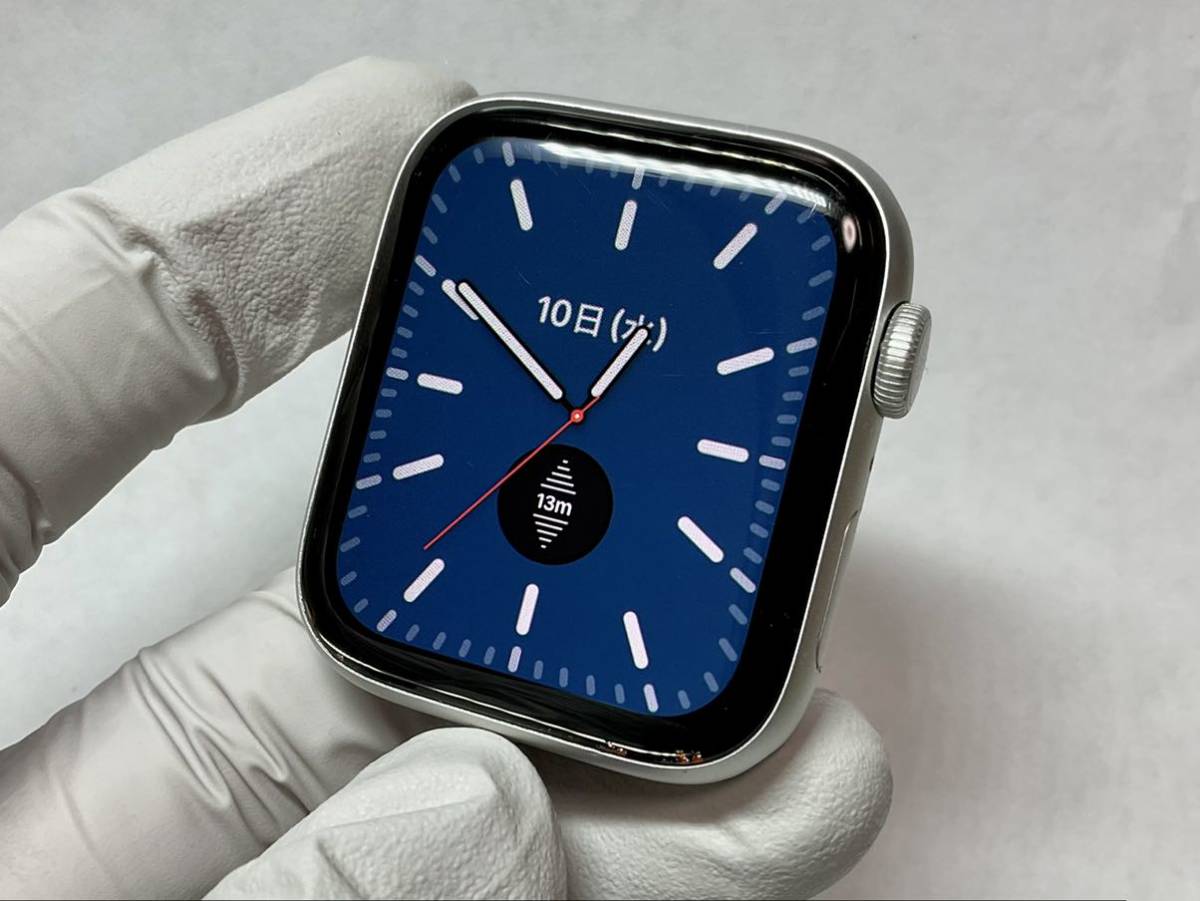 Apple Watch Series 6 GPSモデル 44mm シルバーアルミニウムケース バッテリー90%_画像1