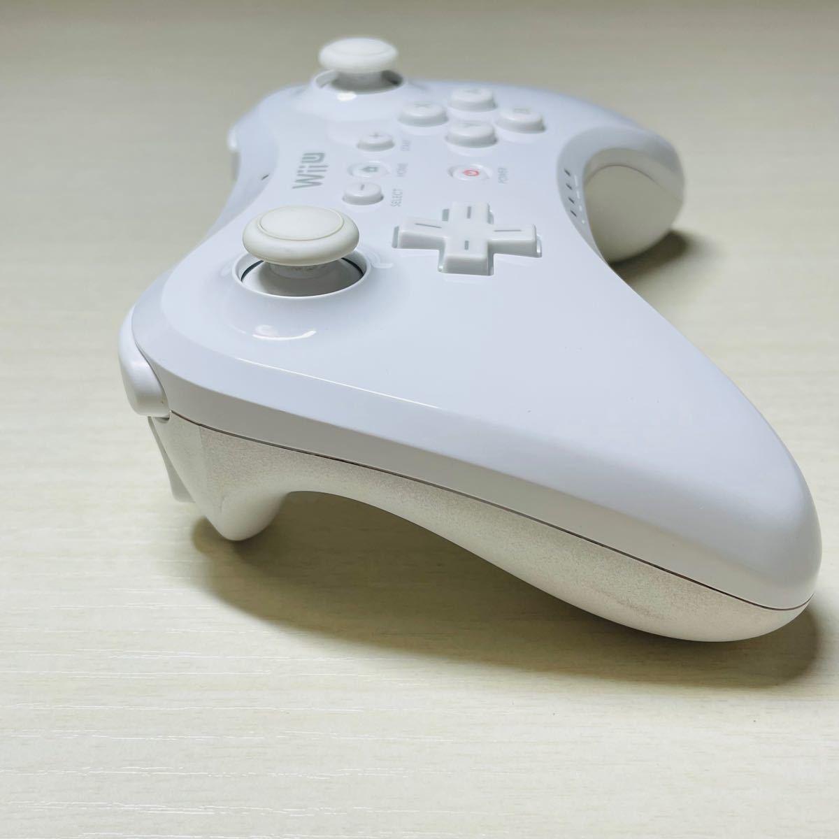 【動作確認済】WiiU PROコントローラー プロコン 純正品 白