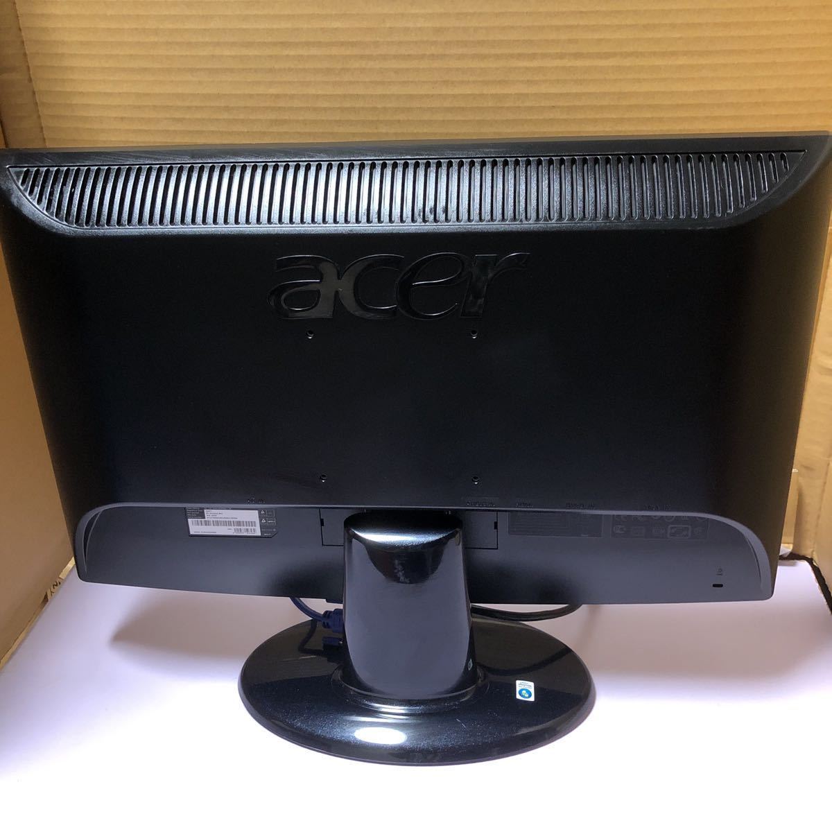 中古美品Acer H243H液晶モニター エイサ-ディスプレイ 24インチ PC周辺機器 ワイド フルHD ゲーミング 動作品SHY653