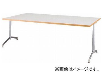 最高の品質の  リフレッシュテーブル アイリスチトセ フーク CFKTT1875G-W(7902263) ホワイト 1800×750 T字脚 その他