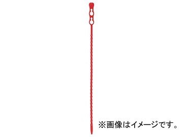 SapiSelco 「クリックタイ」 赤 5.6mm×500mm 最大結束140mm CLT.10.2149R(7668538) 入数：1袋(100本)_画像1