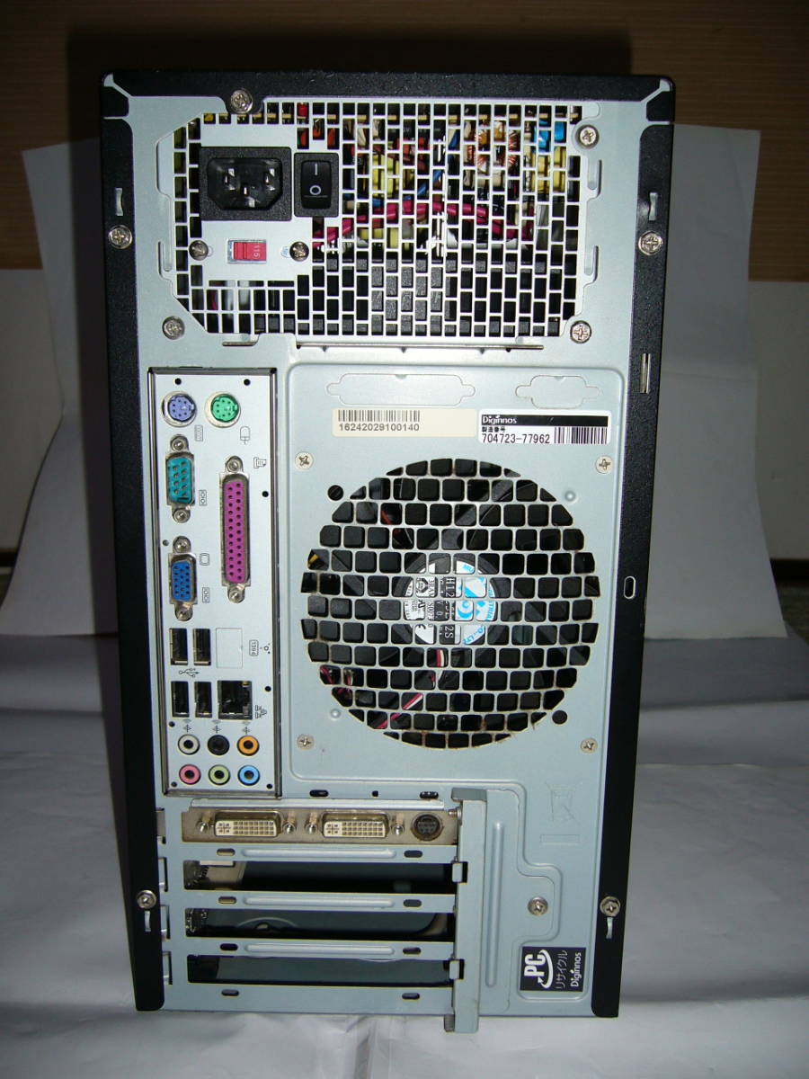 自作・945G-M3・Core2Duo・E4300・1.80GHz・2GB×2・HDD250GB・GeForce9600GT512MB・電源350W・ケースDiginnos・DVD-R・ジャンク_画像2