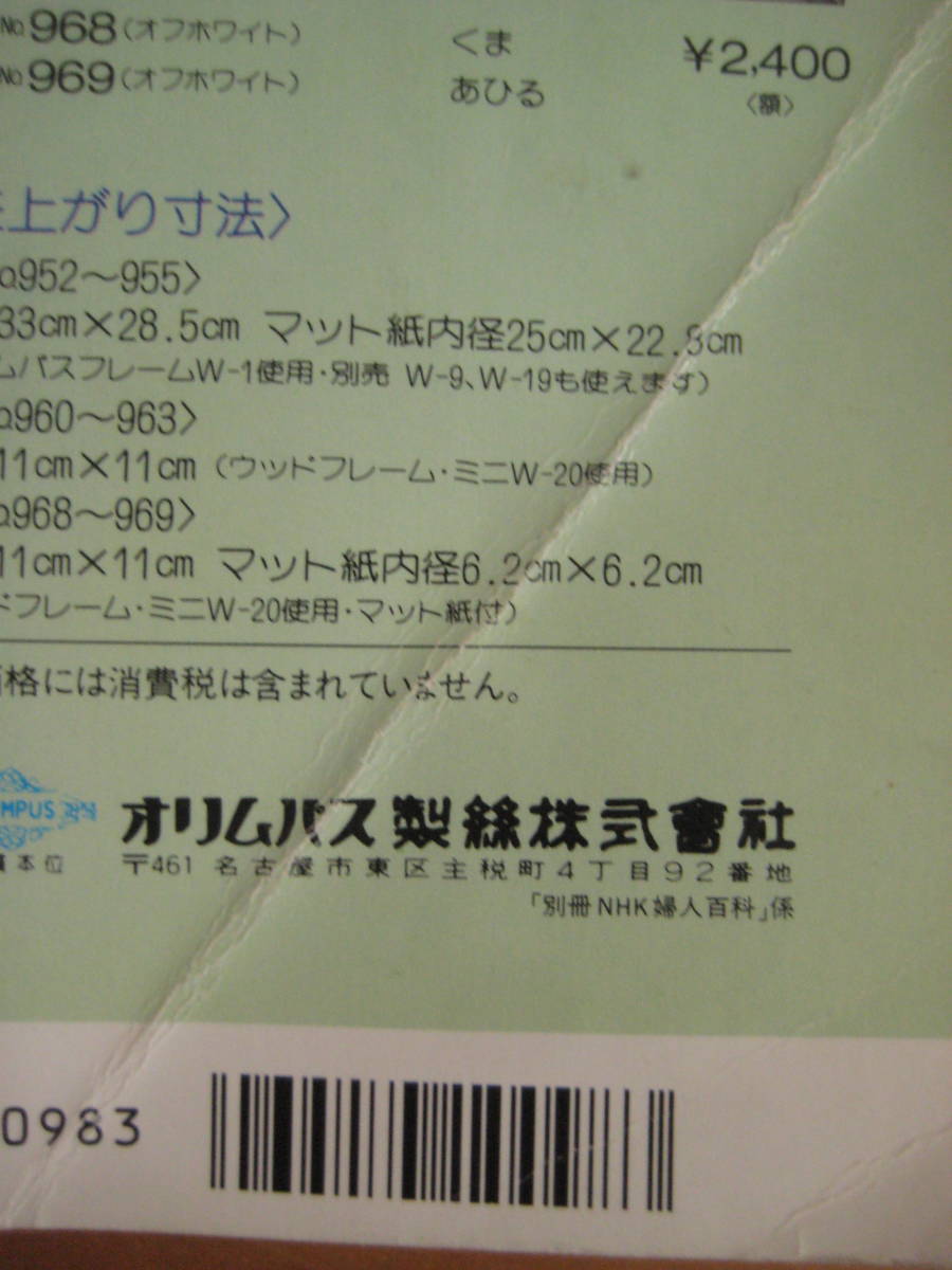 ［別冊］NHK婦人百科　暮らしを楽しむ手づくりインテリア　実物大型紙付き_画像3