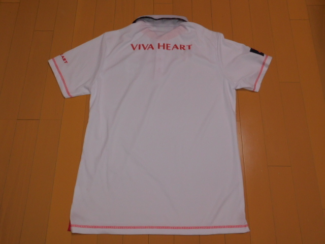 VIVA HEART★ビバハート良品ドライポロシャツ★サイズ52（LL)/送料210円_画像2